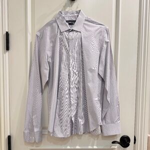 JOHN VARVATOS TRIM FIT Collared Shirt - Men's Size 16 34/35